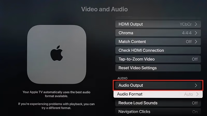 Apple Tv Sound Output