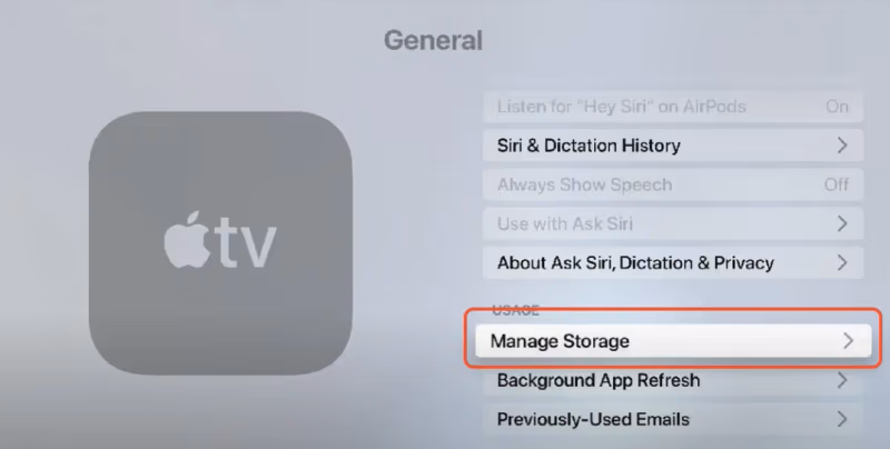 Apple Tv Manage Storage