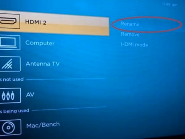 Edit custom name and icon