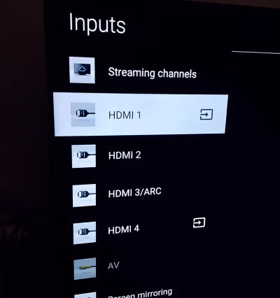 Samsung TV Change Video Input Source