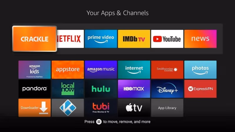 Move Crackle Higher In Your Firestick Apps List 2