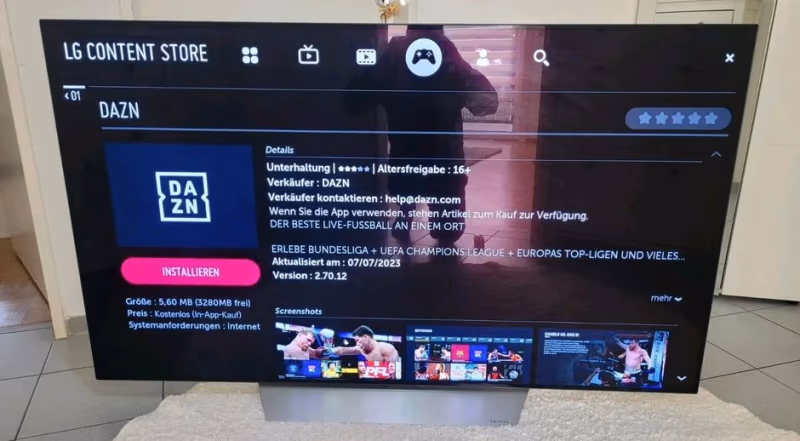 Install The Dazn App On Lg Tv
