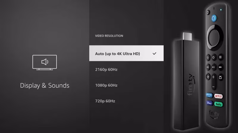 Firestick Video Resolution