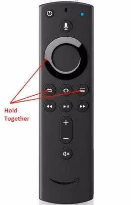 Fire Stick Remote Back + Menu + Left Navigation