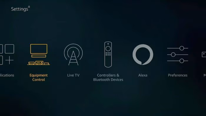 Change the Equipment Control Settings