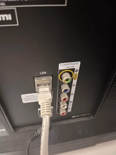 Connect Your TV via Ethernet