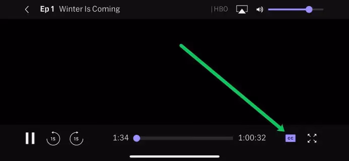 Turn On Subtitles On Hbo Max Using Android 1