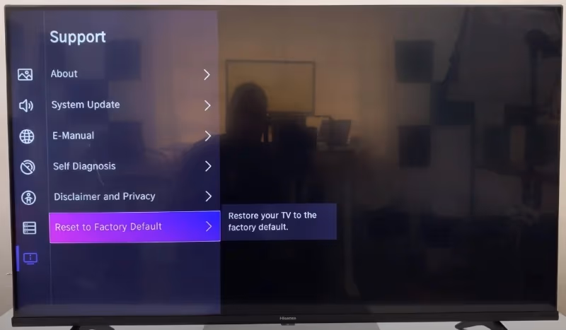 Hisense Vidaa Tv Reset To Factory Default