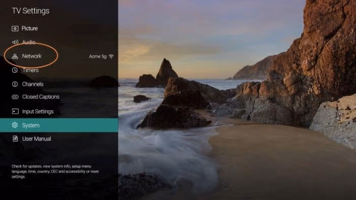 connect to the network