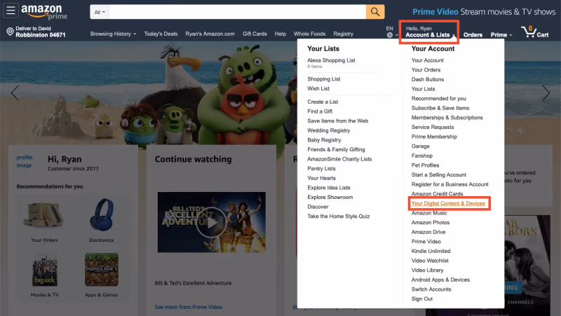 Confirm Your Amazon Account Location 1