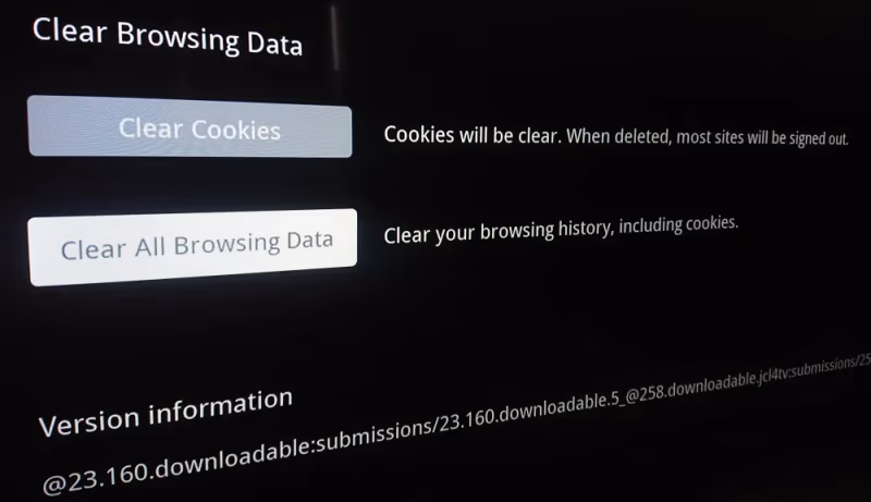 Lg Tv Web Browser Clear Cookies 2