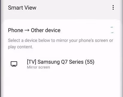 Mirroring Android Device to Roku