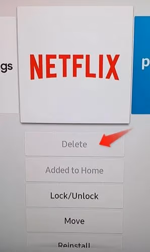 Delete The Netflix App On Tv
