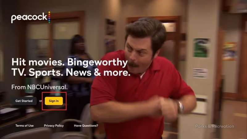 Sign In To Peacock Tv