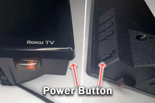 Philips Roku Tv Power Button Side Panel Buttons