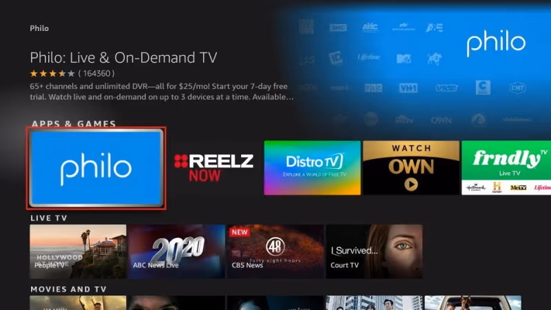 Install Philo On Amazon Fire Tv 4