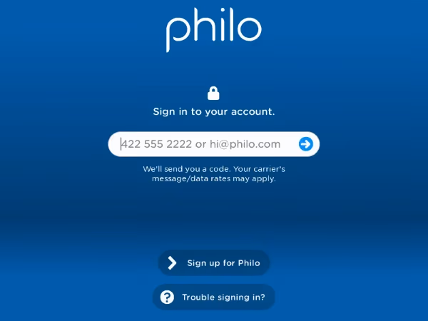 Philo App Sign In
