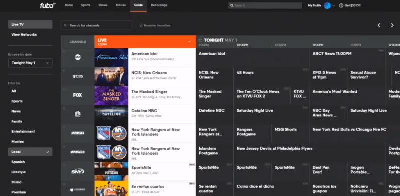 Fubotv Local Channels