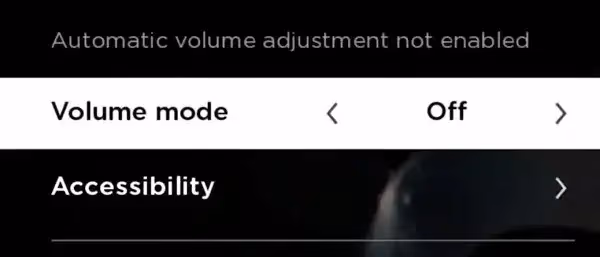 Disable Volume Mode