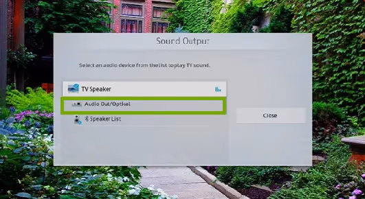 Samsung Tv Configure Tv Audio Output