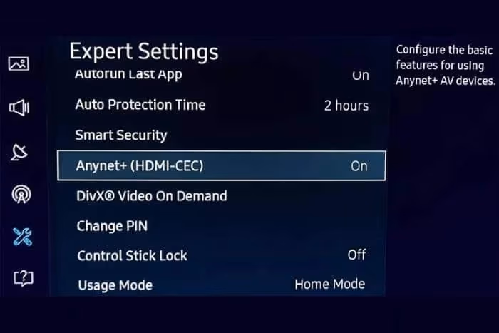 Check Cec And Hdmi Settings