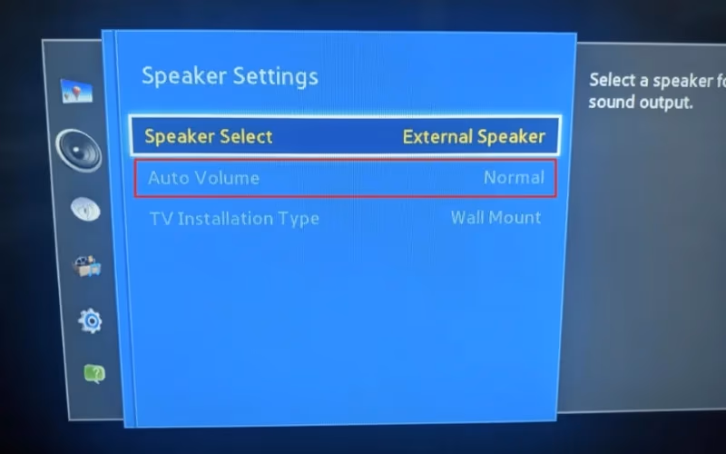 Auto Volume Samsung Tv