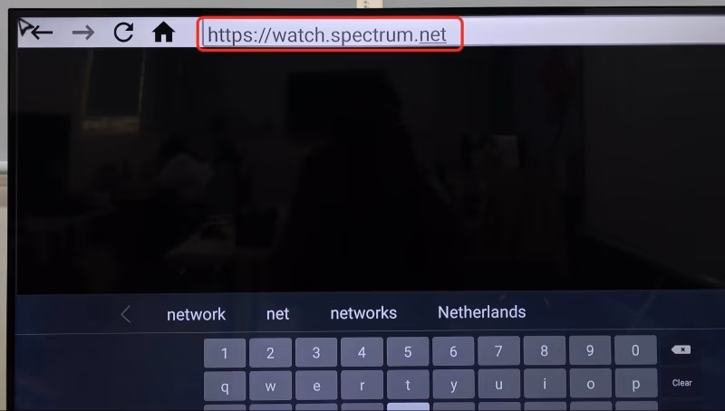 Access Spectrum Tv Website In Web Browser 1