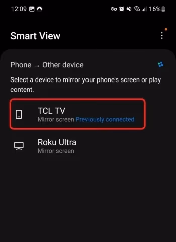 Smart View Tcl Android Tv
