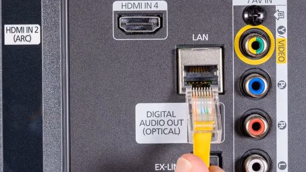 Ethernet connection to smart TV