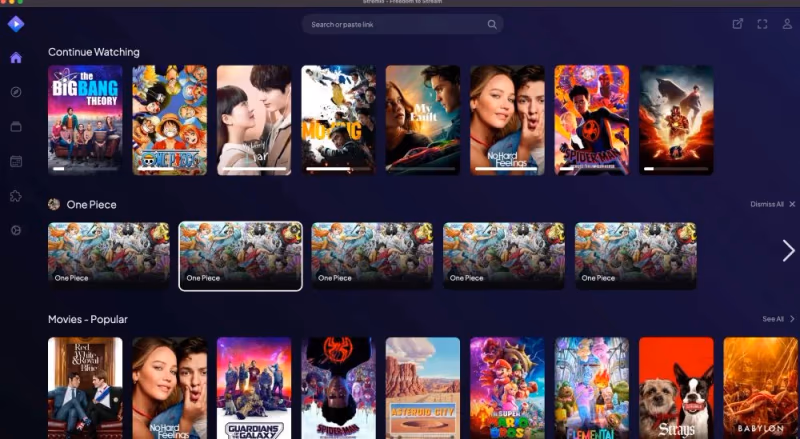 Stremio app on LG TV