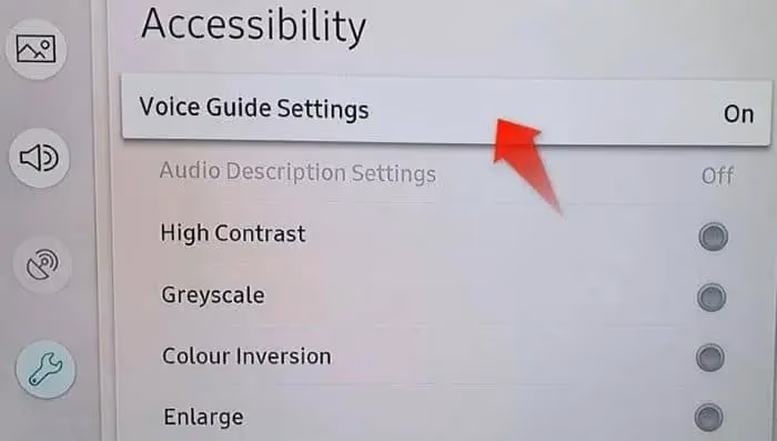 Voice Guide Settings