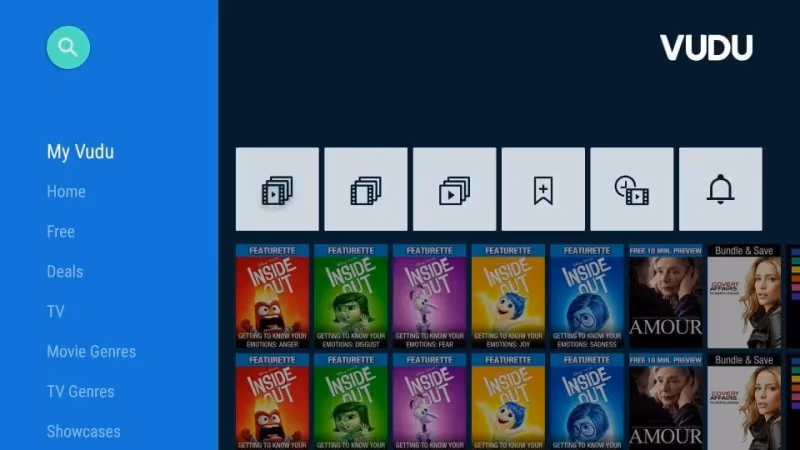 Access & Navigate The Vudu App