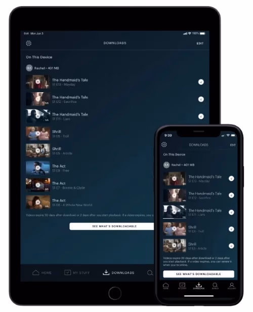 Hulu Offline Viewing