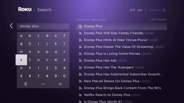 Downloading Disney Plus On Roku 1