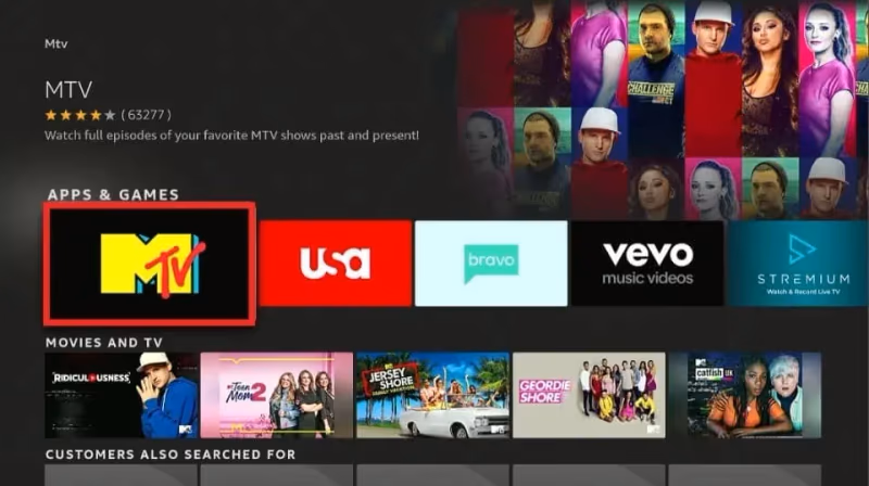 Downloading Mtv App On Firestick 4
