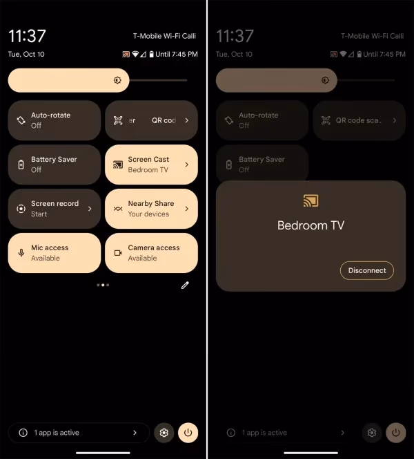 Stop Casting Android Phone